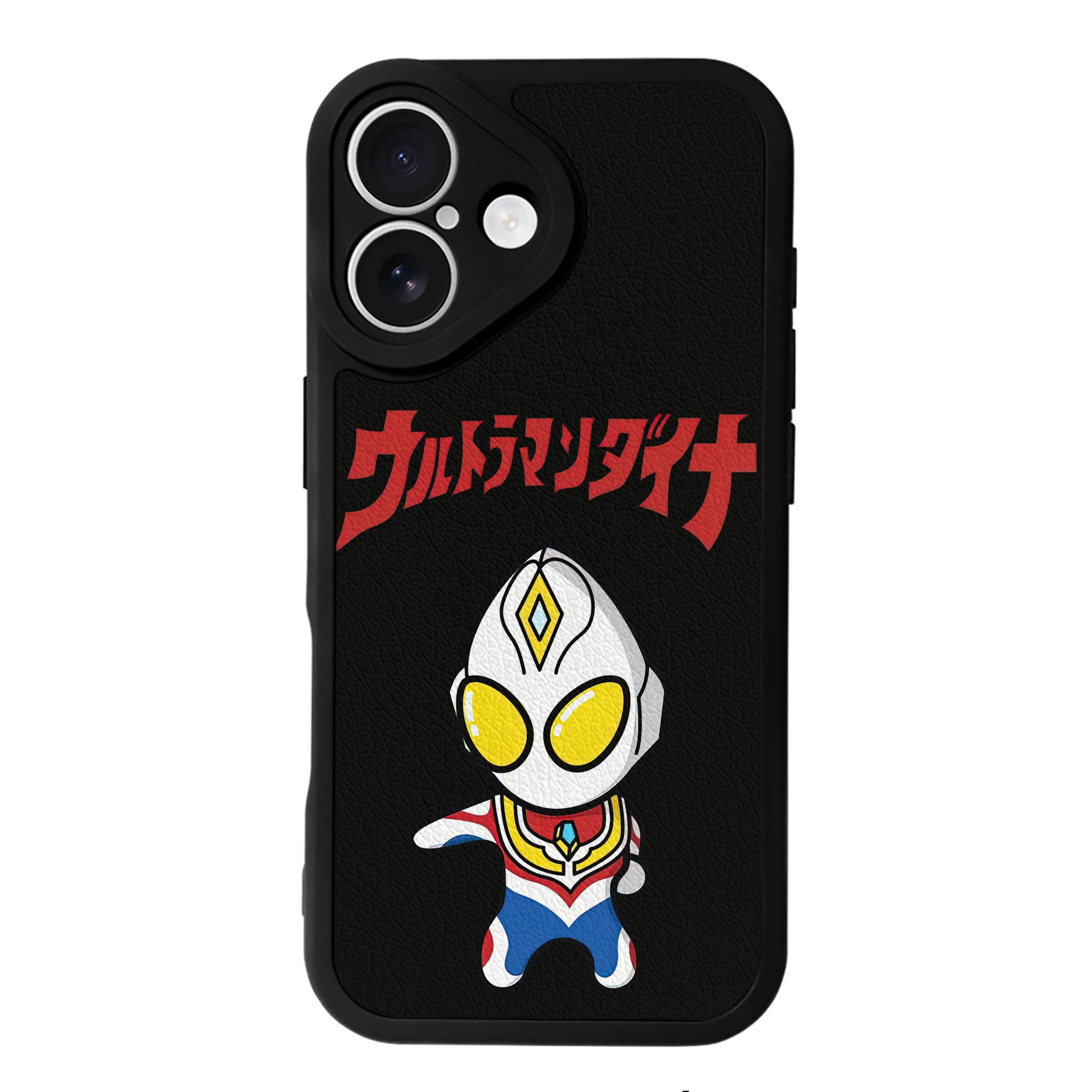 （画像用） ウルトラマン Ultraman 【iPhone 16シリーズ対応】シリコンスマホケース（レザー調） 材質：シリコン